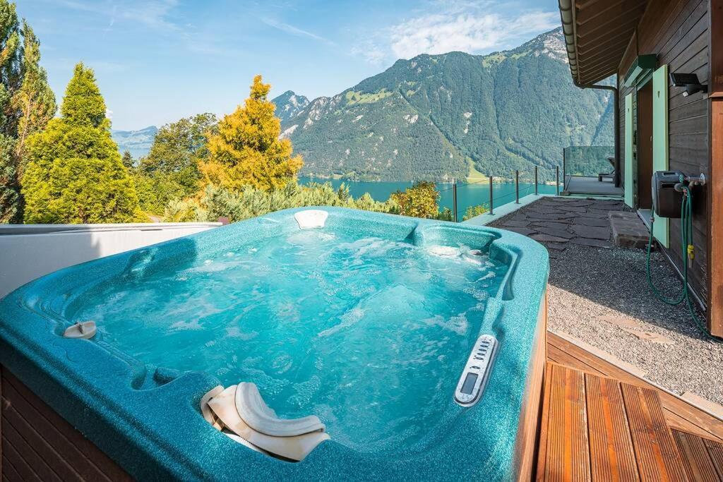 Exklusives Chalet Mit Traumhafter See- Und Bergsicht เซลิสแบร์ก ภายนอก รูปภาพ